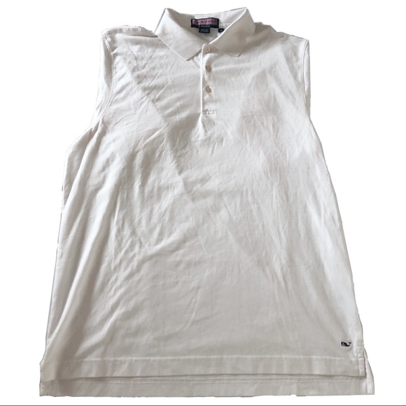 π³ Vineyard Vines - Pure White Polo β¨ - Picture 2 of 3